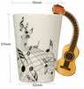 Guitar Ceramic Coffee Tea Cup