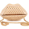 Girl Lips Rivet Studded Handbag