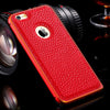 Lychee Skin Genuine Leather Case