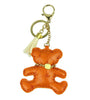 Leather Bear Key Ring Holder