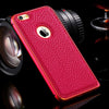 Lychee Skin Genuine Leather Case